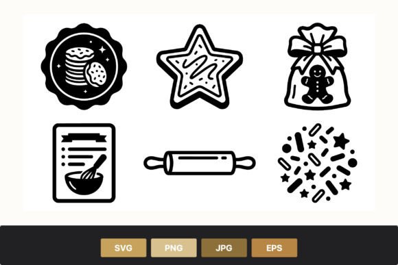 Black White Christmas Cookie Icons: A Practical Review for Crafters and Designers