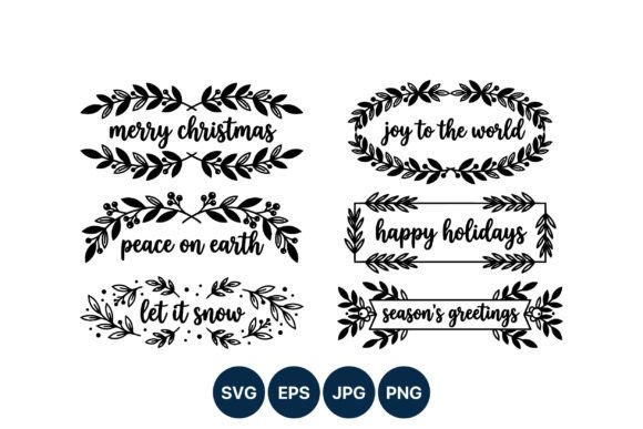 Christmas Calligraphy Winter Greeting: A Designer’s Review for Brand Identity and Illustrations