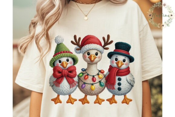 Christmas Geese Sublimation Design Review for Illustrations