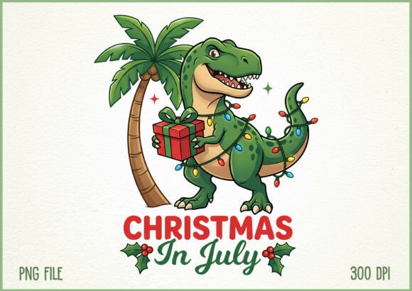 Christmas in July Dinosaur Summer PNG: A Review for Bloggers and Digital Publishers