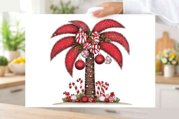 Christmas in July Palm Tree Summer Illustrations Review