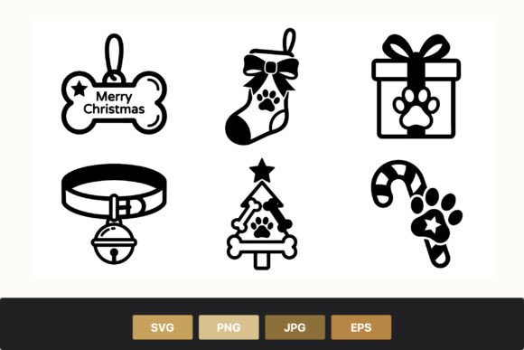 Christmas Pet Icons Paw Bones Collar Review
