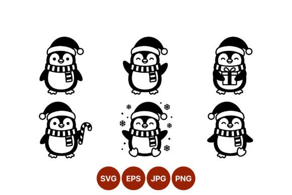 Cute Penguin Christmas Vector Review: Seasonal Illustrations for Bloggers