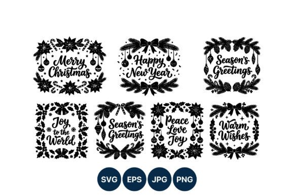 Festive Christmas New Year Season Illustrations Review